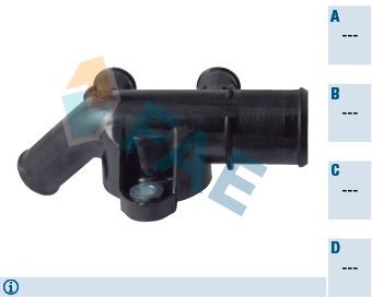 FAE Jahutusvedeliku flants 54349 54349 Jahutusvedeliku flants CITROËN ZX FAE