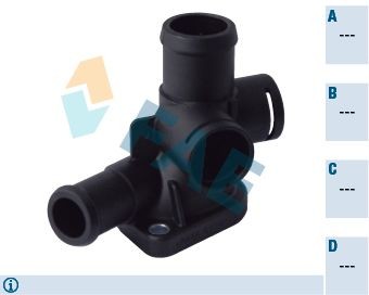 FAE Flangia refrigerante 54358 54358 Flangia refrigerante Volkswagen TOUAREG FAE costo