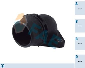 FAE Flange do líquido de refrigeração 54359 54359 FAE Flange do líquido de refrigeração Alfa Romeo baratos