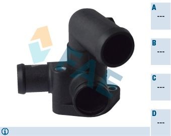 FAE Flens koelvloeistof 54361 54361 FAE Koelvloeistofflens Ford USA goedkoop