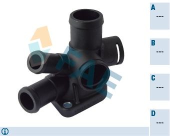 FAE Flens koelvloeistof 54368 Mercedes-Benz VARIO Koelwaterflens FAE 54368