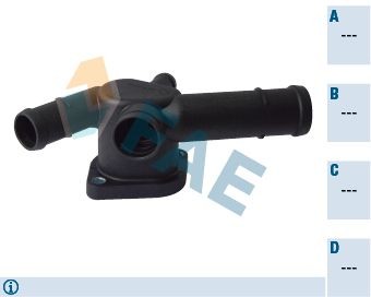 FAE Flens koelvloeistof 54375 Mercedes-Benz VARIO Flens koelvloeistof FAE 54375