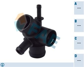 FAE Kjølevæskeflens 54379 Kjølevæskeflens FAE AVENSIS 54379 billige