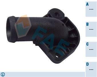 FAE Kølevæskeflange 54381 Kølemiddelflange FAE Ford FOCUS 54381