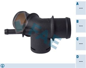 FAE Kjølevæskeflens 54384 54384 Kjølevæskeflens TOYOTA AVENSIS FAE