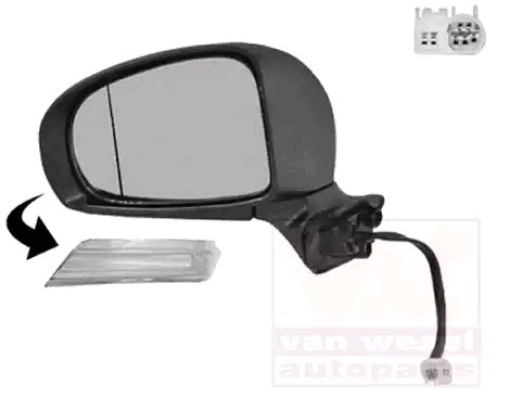 VAN WEZEL Sidespeil 5467807 VAN WEZEL 5467807 Sidespeil Toyota Prius 3 pris