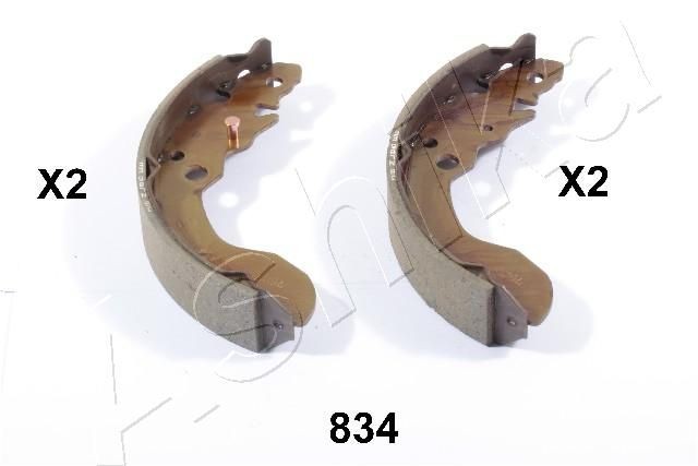 ASHIKA Σετ σιαγόνων φρένων 55-08-834 ASHIKA Σετ σιαγωνες SUZUKI 55-08-834