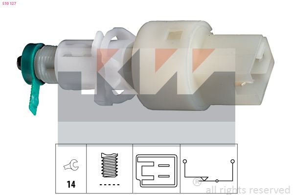 KW Θερμικός διακόπτης, βεντιλατέρ ψυγείου 550 011 550 011 KW Βαλβίδα θερμοκρασίας βεντιλατερ Fiat φθηνά