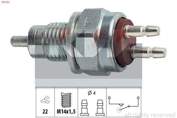KW Interruptor de temperatura, ventilador do radiador 550 648 Interruptor de temperatura ventilador do radiador KW Opel VIVARO 550 648