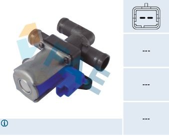FAE Heater control valve 55005 55005 FAE heater control valve for AUDI QUATTRO