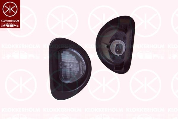 KLOKKERHOLM Luz de chapa de matrícula 55010850 55010850 Lâmpada de placa TOYOTA SUPRA KLOKKERHOLM