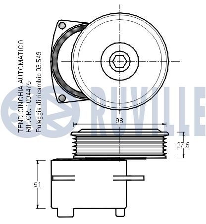 RUVILLE Kit Cinghie Poly-V 5506680 5506680 costo Cinghia servizi RUVILLE BMW Serie 2