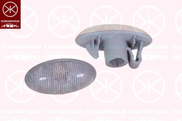 KLOKKERHOLM Blinker 55070610 55070610 KLOKKERHOLM sidolampa CITROЁN JUMPER