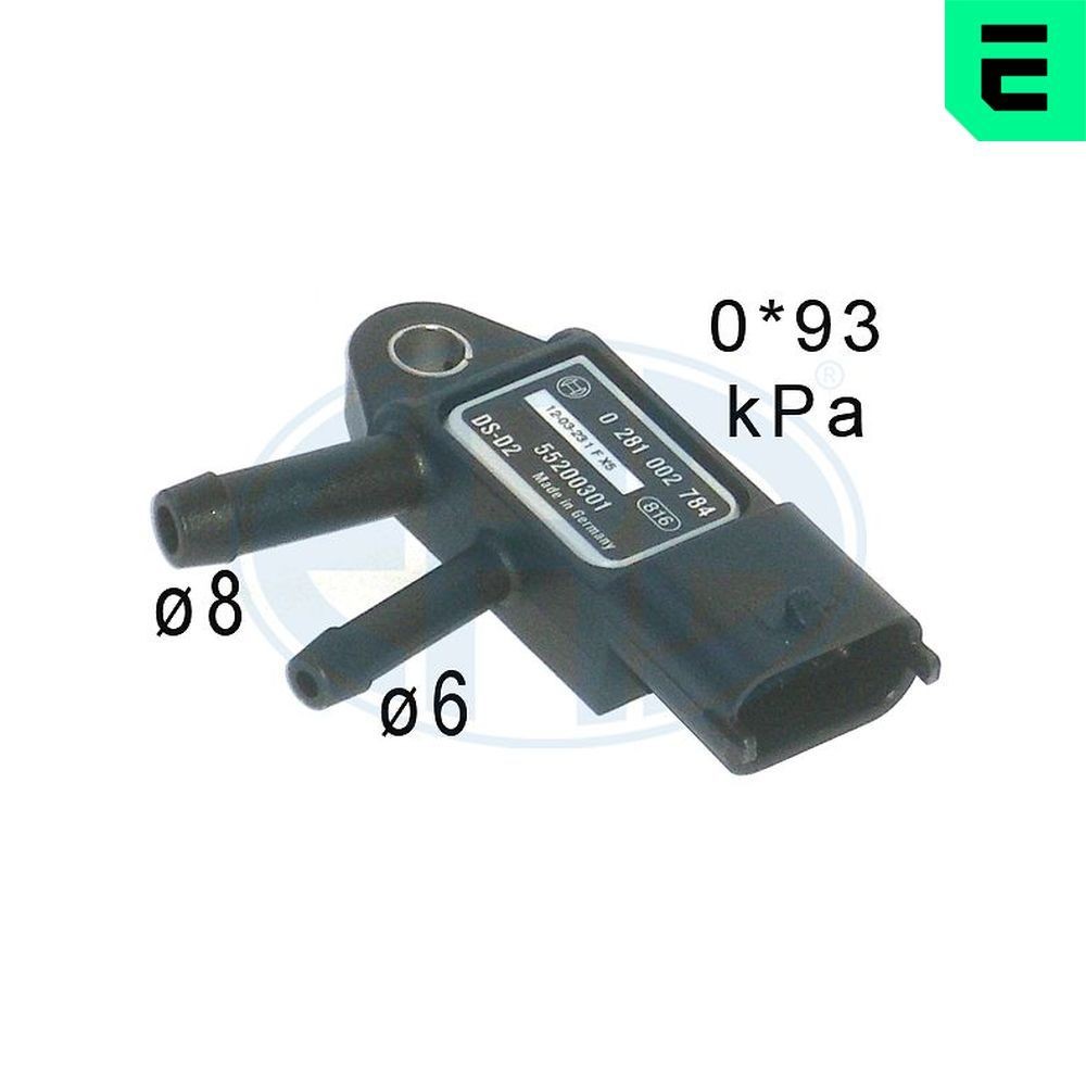 ERA Capteur, pression des gaz échappement 550755 Opel ASTRA Capteur de pression fap ERA 550755