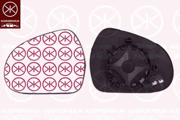 KLOKKERHOLM Spegelglas, yttre spegel 55081064 55081064 KLOKKERHOLM spegelglas yttre spegel Peugeot BOXER