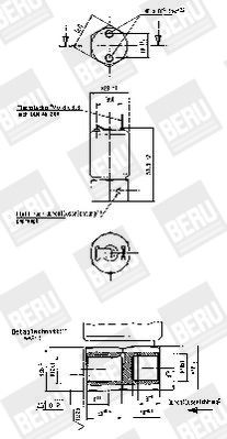 BERU Ventil, varmstartsystem MV116 BERU MV116 Ventil, varmstartsystem