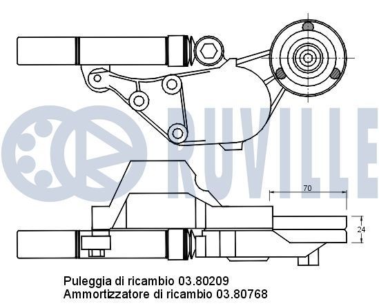 RUVILLE Kileremsett 5512381 Multireim RUVILLE CLK 5512381 billige