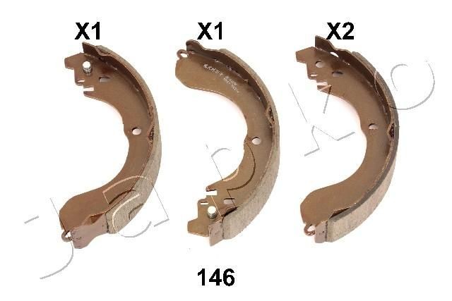 JAPKO Σετ σιαγόνων φρένων 55146 55146 Σιαγόνων φρένων NISSAN TRADE JAPKO