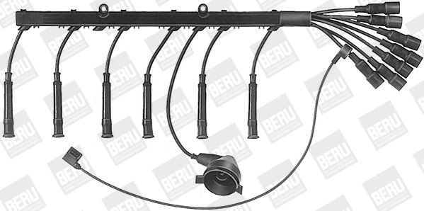 BERU Sytytysjohtosarja ZE757 BERU ZE757 Sytytysjohtosarja
