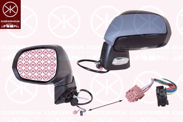 Forlygte KLOKKERHOLM 55350144 KLOKKERHOLM 55350144 Fjernlygter bi-xenon og halogen Peugeot 405 2000
