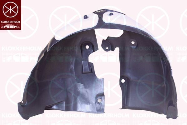 KLOKKERHOLM Bumperlijst 5536970 Peugeot 406 Plaat bumper KLOKKERHOLM 5536970