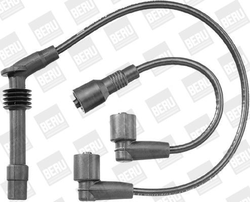 BERU Tennplugg kabelsett ZEF727 Tennpluggkabler BERU Opel TIGRA ZEF727