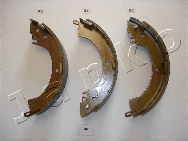 JAPKO Piduriklotside komplekt 55501 Trummelpidur MITSUBISHI JAPKO 55501