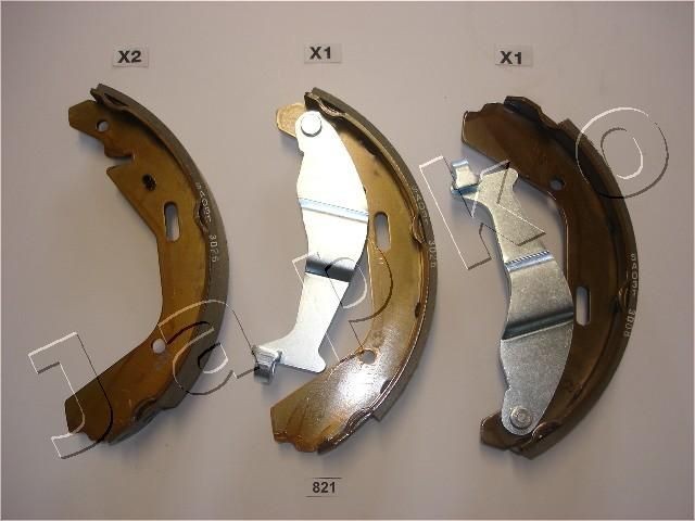 JAPKO Piduriklotside komplekt 55821 55821 Trummelpiduriklotsid SUBARU JUSTY JAPKO