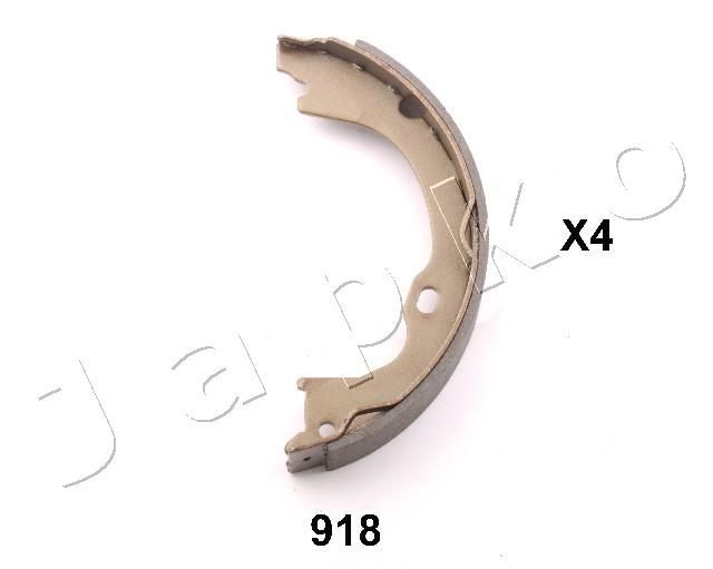 JAPKO Bremseskosett, håndbrems 55918 Håndbrekksko JAPKO BMW 55918