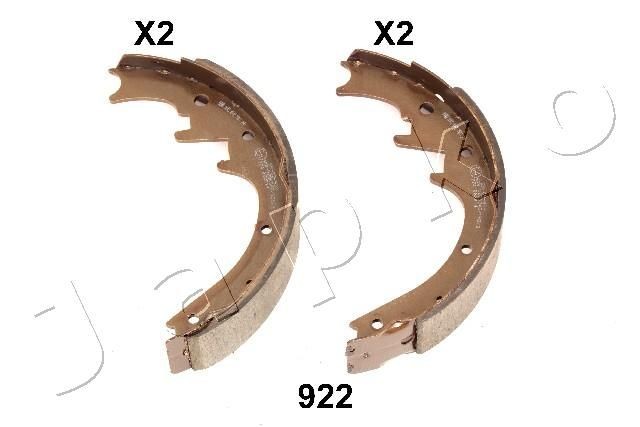 JAPKO Piduriklotside komplekt 55922 JAPKO 55922 Trummelpiduriklotsid Audi Q5 originaal