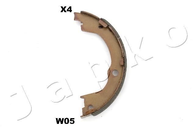 JAPKO Sada brzd. čeľustí parkov. brzdy 55W05 55W05 Čeľustí parkovacej brzdy Volkswagen TOURAN JAPKO