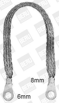 BERU Treccia di massa MB260-68 MB260-68 costo Kit elettrico, gancio traino BERU ALFA ROMEO 164