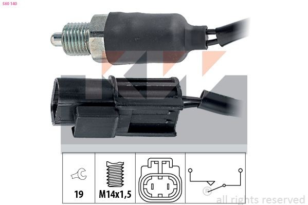 KW Backljuskontakt 560 140 560 140 KW brytare backljus Nissan JUKE