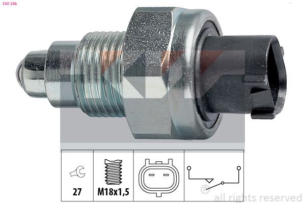 KW Contacteur, feu de recul 560 246 Capteur de feu de recul KW HR-V 560 246 pas cher