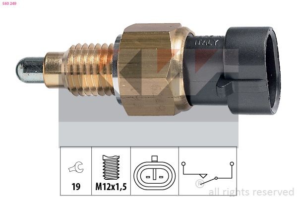 KW Interruttore, Luce di retromarcia 560 249 560 249 costo Interruttore retromarcia KW ALFA ROMEO GIULIETTA
