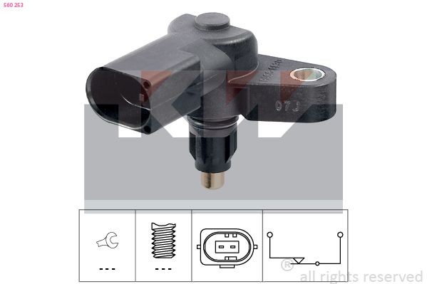 KW Bryter, ryggelys 560 253 KW 560253 Ryggelysbryter Mercedes-Benz ML-Klasse originale