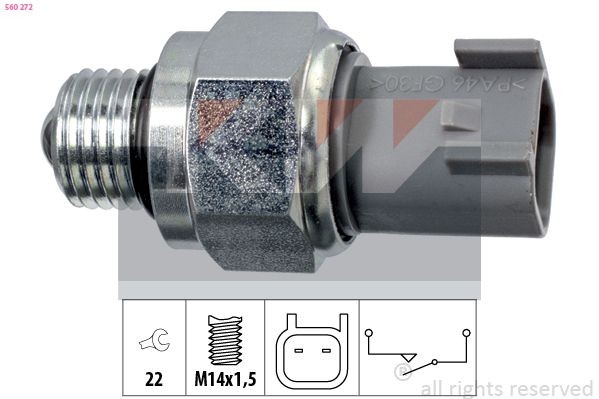 KW Interruttore, Luce di retromarcia 560 272 560 272 Interruttore retromarcia KW VOLVO S40 costo