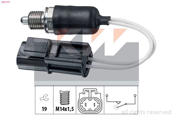 KW Bryter, ryggelys 560 314 Ryggelysbryter KW Chrysler STRATUS 560 314