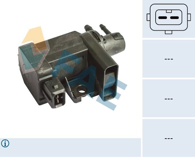 FAE Laddtrycksventil 56004 FAE 56004 Laddtrycksventil FIAT Ducato II Minibuss (230) 2.5 TD 4x4 116 hk 2000