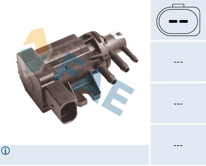 FAE Drukconvertor, turbolader 56006 Porsche 356 Vuldrukregelklep FAE 56006