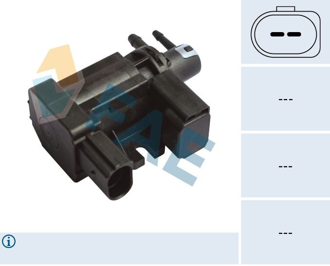 FAE Trykkomformer, turbolader 56009 Trykkomformer turbolader FAE Nissan 350 Z 56009