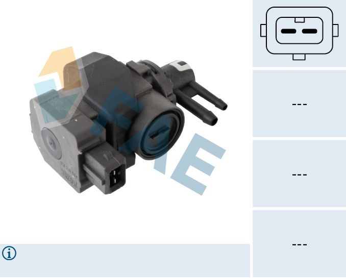 FAE Ladetryksstyring, Turbolader 56012 56012 Trykomformer HYUNDAI H-1 Kasse FAE