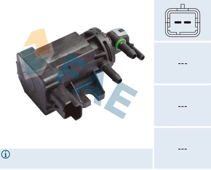 FAE Transmissor de pressão, controlo dos gases de escape 56020 Válvula reguladora da pressão de sobrealimentação FAE Classe C 56020 baratos