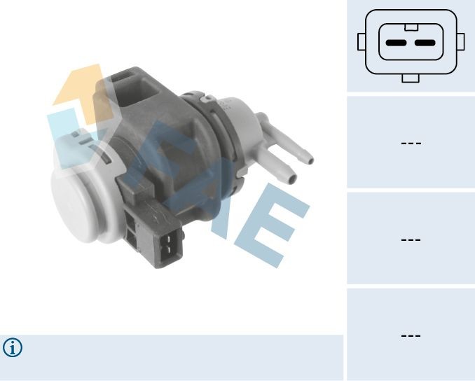 FAE Spiediena pārveidotājs, Turbokompresors 56025 56025 Turbīnas spiediena regulators HYUNDAI COUPE FAE