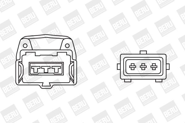 BERU Kit contatti, Distributore di accensione KS465 KS465 costo Spinterogeno OPEL MONZA BERU