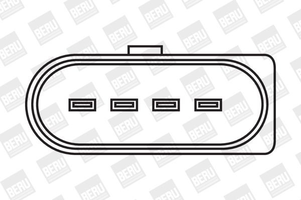 BERU Kärkisarja, sytytyksen jakolaite KS709 KS709 BERU Virranjakaja RENAULT LAGUNA