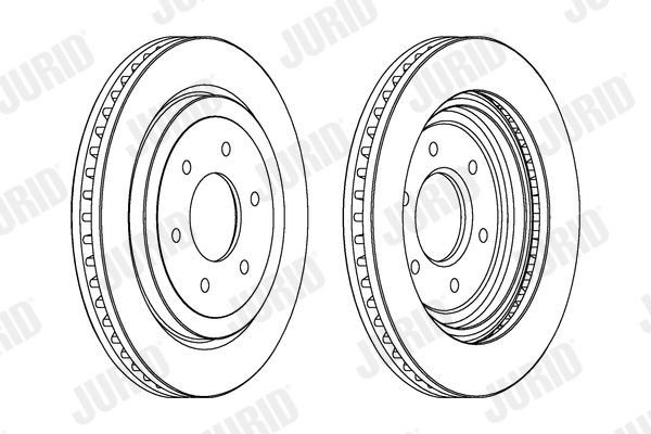 JURID Jarrulevy 563024JC-1 Nissan Pathfinder r51 sport-jarrulevyt JURID 563024JC-1