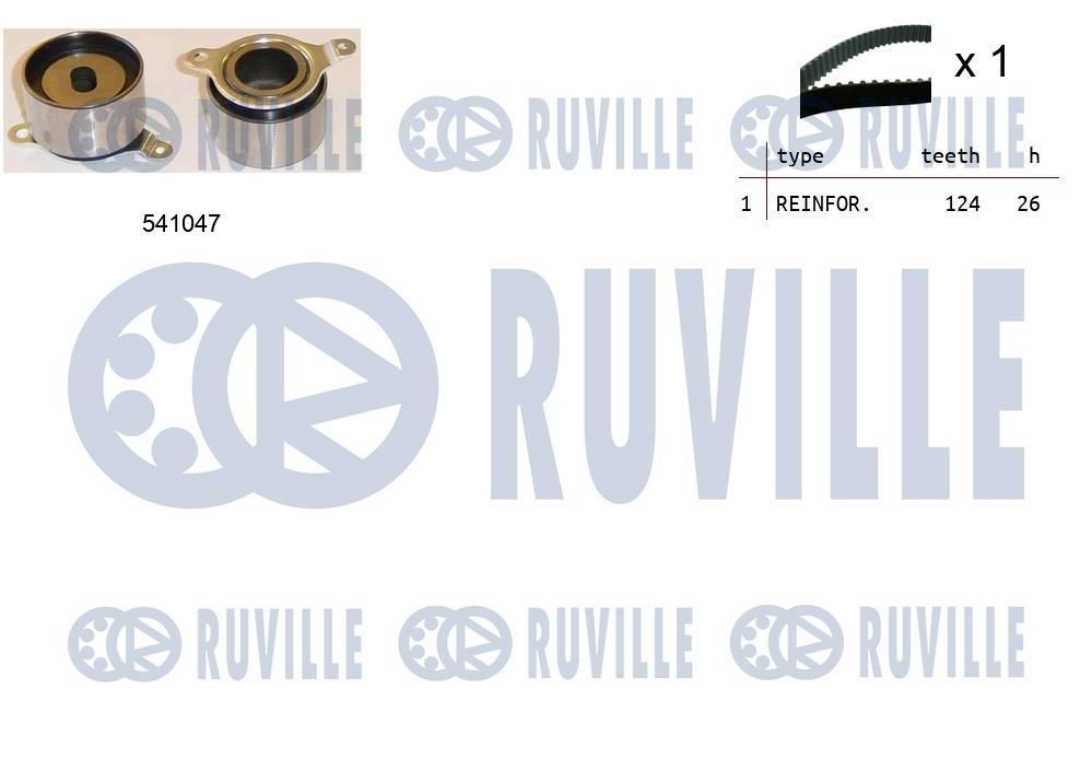 RUVILLE Hjulsett, , tannrem 5639050 RUVILLE Styrerulle-kilerem tannrem 5639050 erfaring