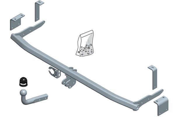 BRINK Ťažné zariadenie 566900 566900 Ťažné zariadenia MERCEDES-BENZ Trieda S BRINK