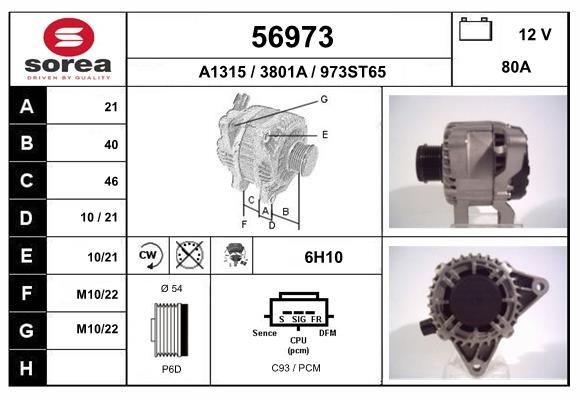 EAI Lichtmaschine 56973 Lichtmaschine EAI 5 56973 günstig